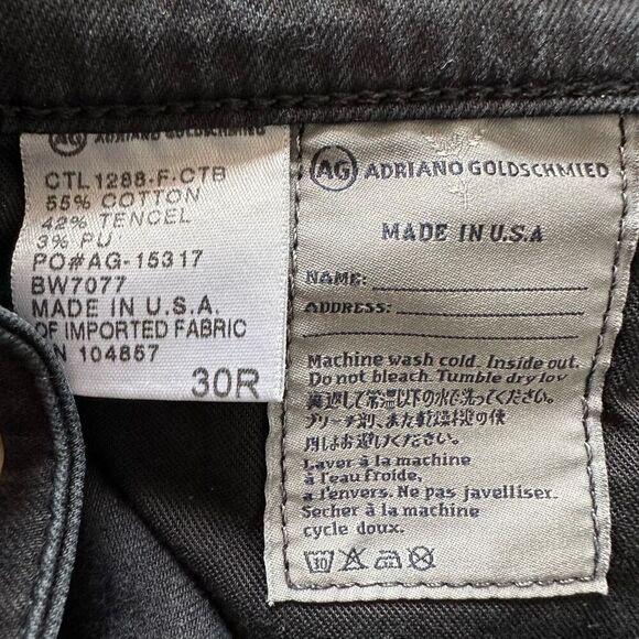 AG Adriano Goldschmied The Legging super Skinny size 30R - Picture 5 of 5